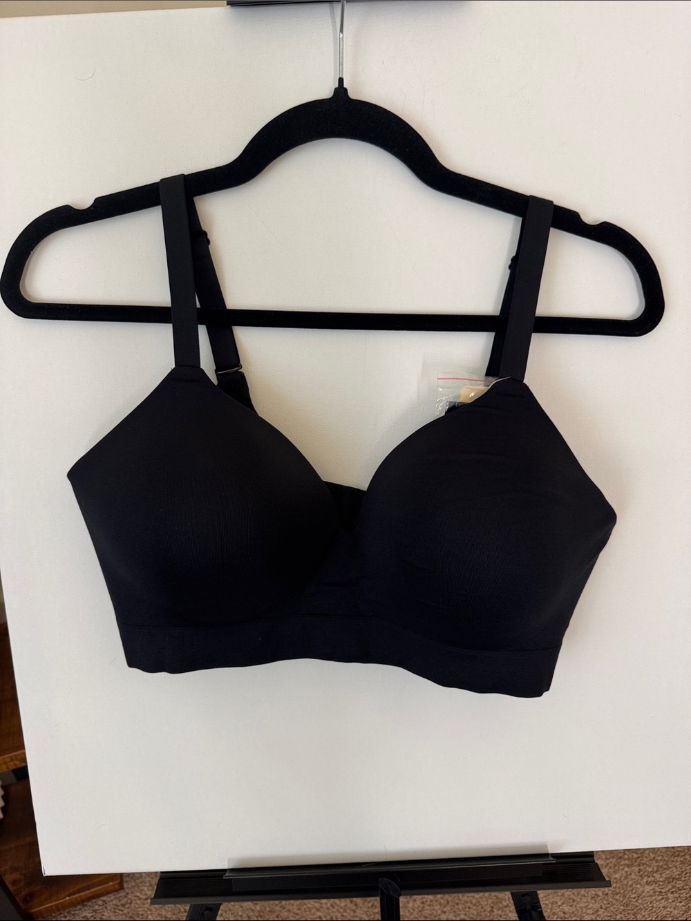 Truekind supportive Comfort Black Wireless Bra 32-38 B/C/D/DD/DDD/E/F